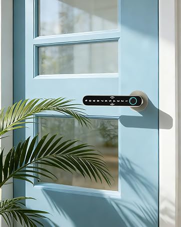 Fingerprint Door Lock with Handles