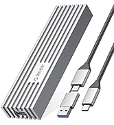 ORICO M.2 NVMe SSD Enclosure to USB-C PCIe Adapter 10Gbps USB3.2 Gen2 for NVMe M-Key/M+B Key SSD ...