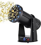 Epidioxi Confetti Launcher LED confetti shooter wireless remote Confetti Cannon Machine for Speci...