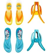 Towel Clips for Beach Chairs - Hurricane-Proof Clothes Pins, Premium ABS Heavy Duty Clothespins w...