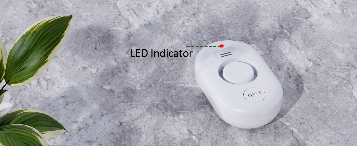 Water Leak Detector with LED Indicator