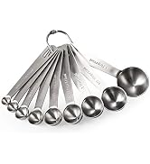 Measuring Spoons: U-Taste 18/8 Stainless Steel Measuring Spoons Set of 9 Piece: 1/16 tsp, 1/8 tsp...