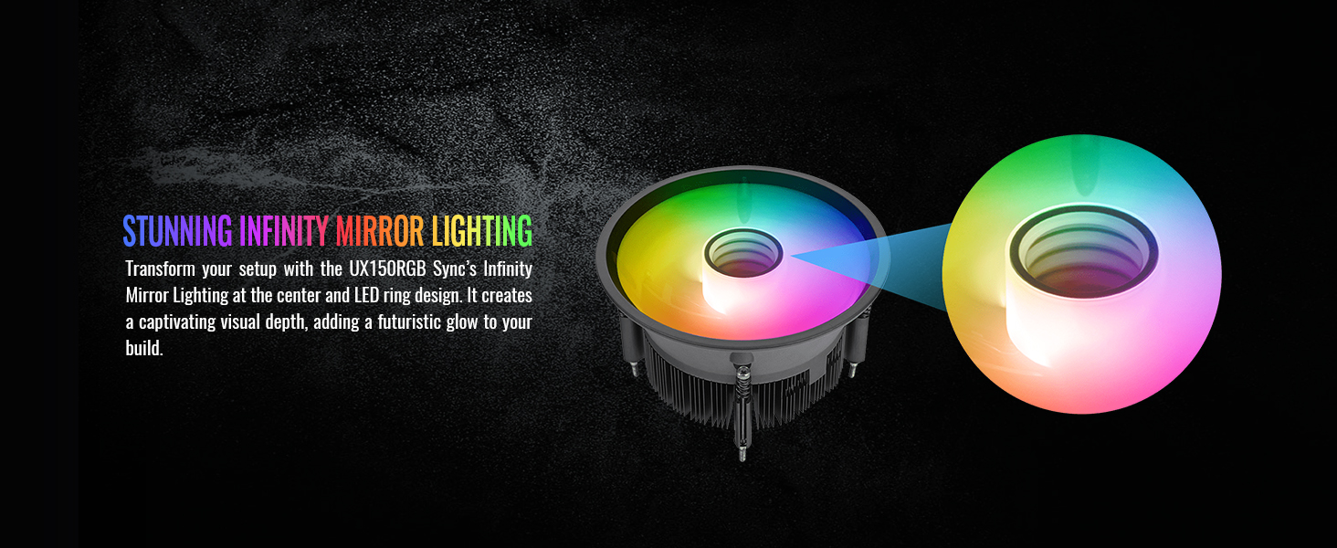 UX150 ARGB Sync CPU Cooler