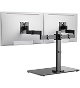 ErGear Freestanding Dual Monitor Stand for 17 to 32 Inch Screens, Computer Monitor Mount for 2 Sc...