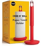 OTOTO Crab N' Roll Paper Towel Holder Countertop Paper Towel Holders - Paper Towels Holder, Paper...