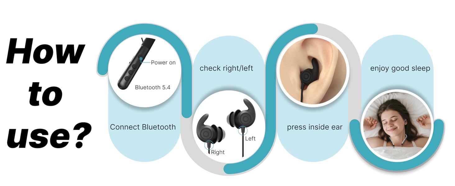 ear buds for sleeping on side side sleep ear buds noise cancelling wireless bluetooth earbuds