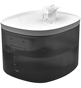 ANDOLL HOME Cat Water Fountain 105oz/3L Pet Water Fountain - Quiet Dog Water Fountain with Water ...