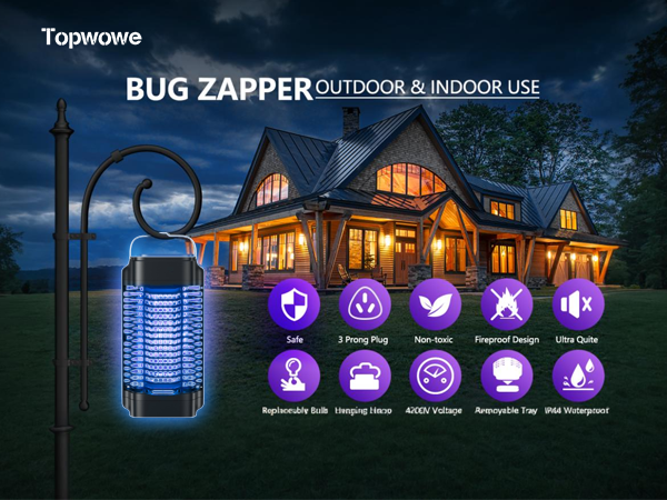 BUG ZAPPER INDOOR OUTDOOR