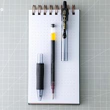 Photo shows deconstructed G2 Fine pen, featuring the ink cartridge.
