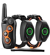MAISOIE Dog Training Collar, 100% Waterproof Dog Shock Collar with Remote Range 1300ft, 3 Trainin...