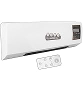 Portable Air Conditioners, Mini Cooling and Heating Wall Mounted AC Fan, Low Noise Touch Control ...