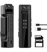 kaysunlink 1080P Police WiFi Body Camera,Mini Body Camera with 64G Memory,Body Worn Cam,Premium P...