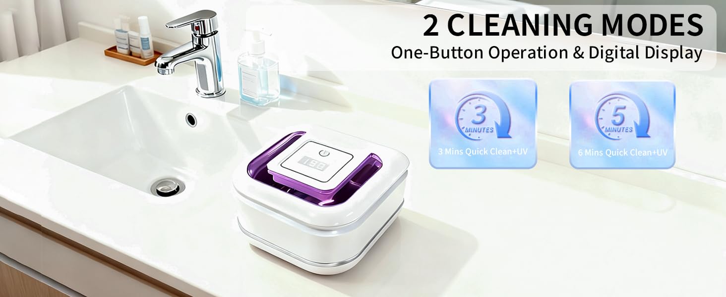 denture cleaning mouth guard cleaner machine dental pod retainer cleaner