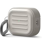elago Armor Case Compatible with AirPods Pro Case - Carabiner Included, Supports Wireless Chargin...