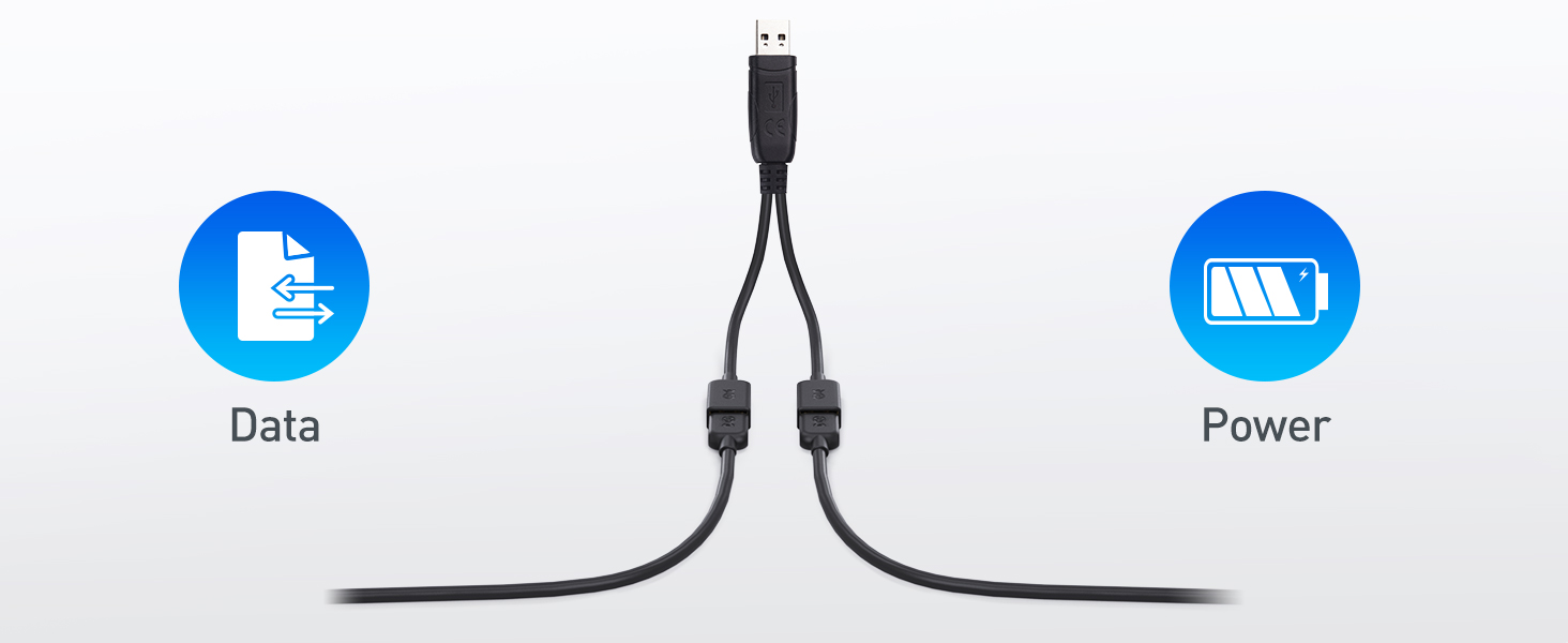 USB 2.0 A Male to Female USB Splitter