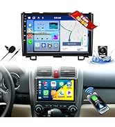 8-Core 4G+64G Android 13 Car Stereo for Honda CRV 2007-2011 with Wireless Carplay Android Auto 9"...