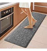 KMAT Kitchen Mat Cushioned Anti-Fatigue Floor Mat Waterproof Non-Slip Standing Mat Ergonomic Comf...