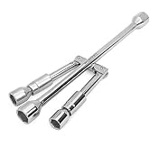 WorkPro 14-Inch Universal Folding Lug Wrench, 4-Way Cross Wrench