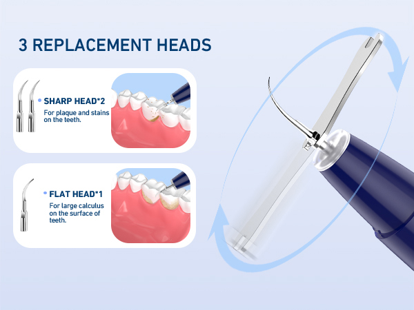 Teeth Cleaning Kit with LED Light &amp;amp; 5 Adjustable Modes