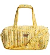 Maison d'Hermine Travel Duffle bag Cotton Quilted bag Overnight Luggage Weekender Business Travel...