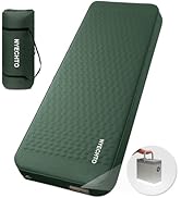 NYECHTO Self Inflating Sleeping Pad with Electric Pump, 4" Thick Ultralight Memory Foam Camping M...