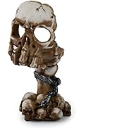 DS. DISTINCTIVE STYLE Skull Candle Holder 6.3 Inch Tea Light Holder Small Gothic Home Decor Hallo...