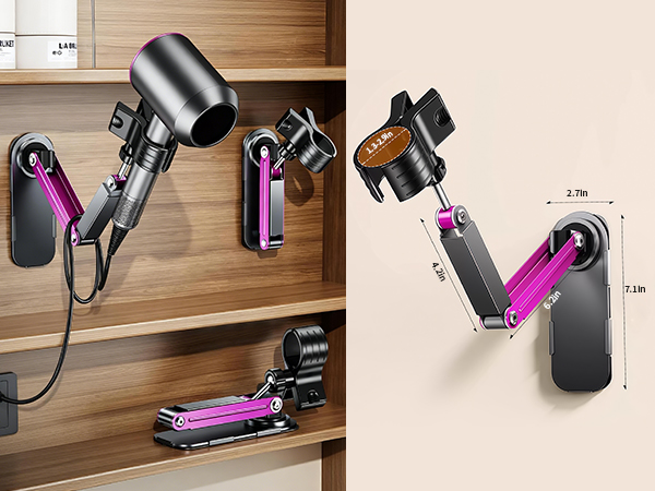 Hands-free hair dryer stand