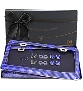 XCLPF Bling License Plate Frame for Women, 2PCS Rhinestone License Plate Frames| Over 1200 pcs14 ...