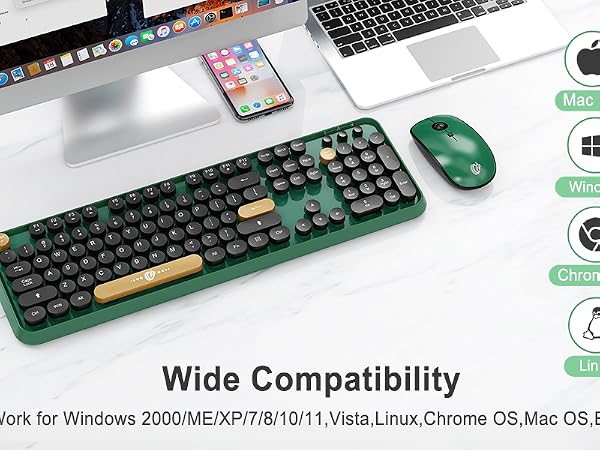 Wireless Keyboard and Mouse Combo