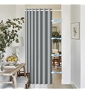 HMYI Faux Linen Pinch Pleated Style Look Blackout Curtains &amp; Drapes 96 Inch Long Bedroom/Livingro...