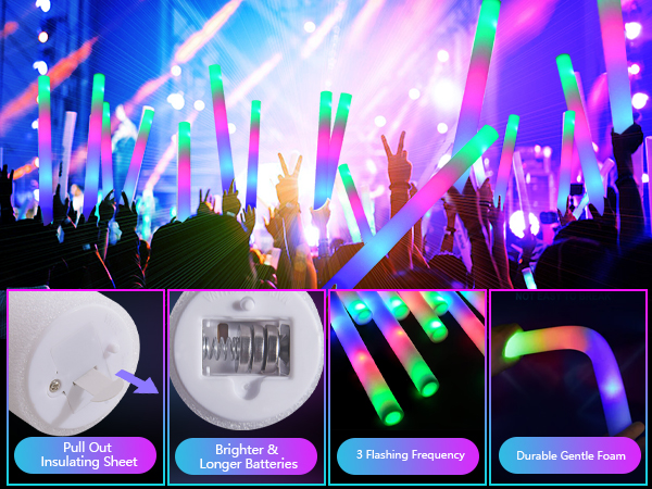 foam glow sticks