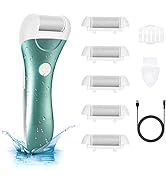 Callus Remover for Feet, Nicebirdie Electric Foot File Callus Removers Rechargeable Waterproof Pe...