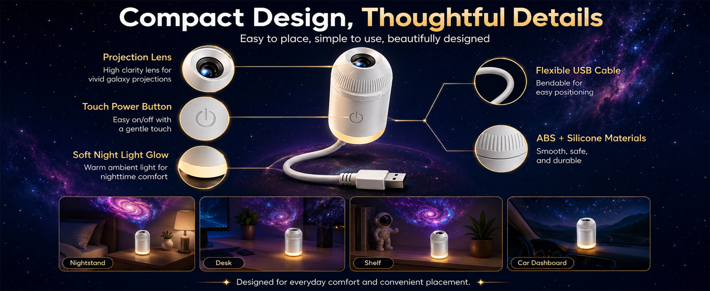 Galaxy Projector Star Sunset Lamp Space Night Light for Bedroom Aurora Planetarium De Galaxias para
