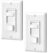 DEWENWILS Dimmer Switch for LED Lights, 600W Incandescent/Halogen and 150W CFL/LED, Single-Pole o...
