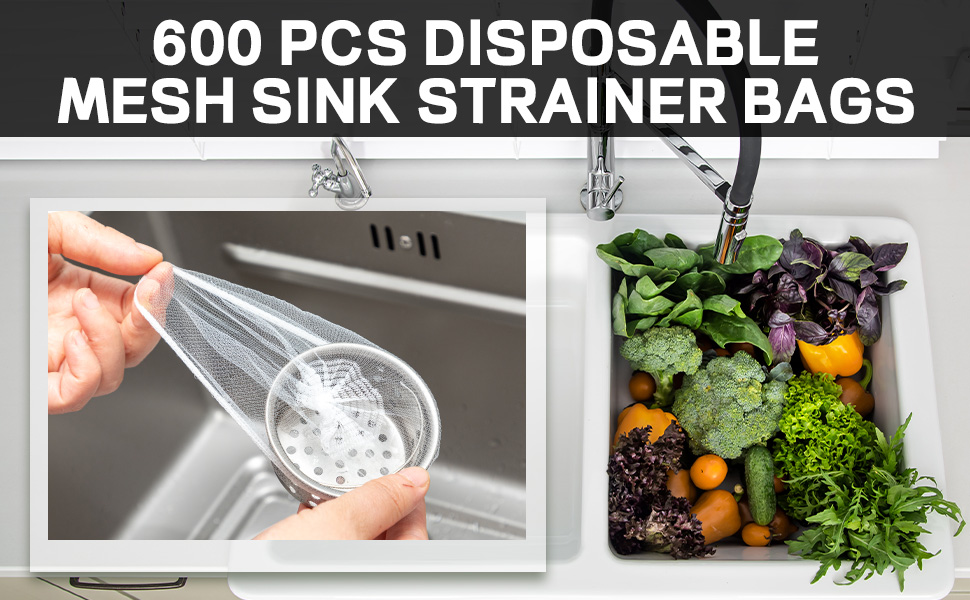 mesh sink strainer bags