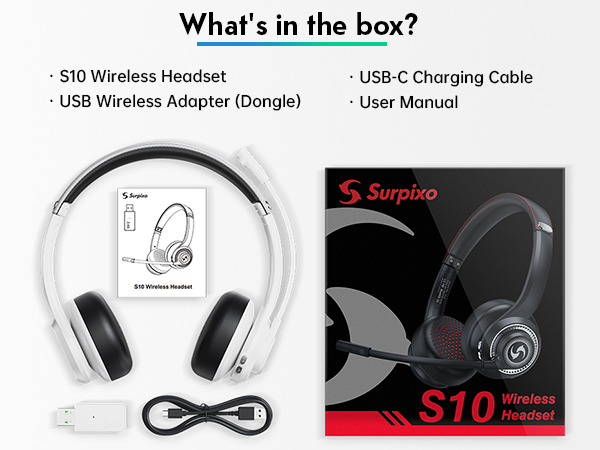 Wireless Headsets with Microphone