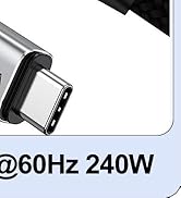 Thunderbolt 5 Cable 1Ft with 80Gbps Data Transfer Up to 120Gbps Bandwidth for Dual 8K/6K Video, 2...