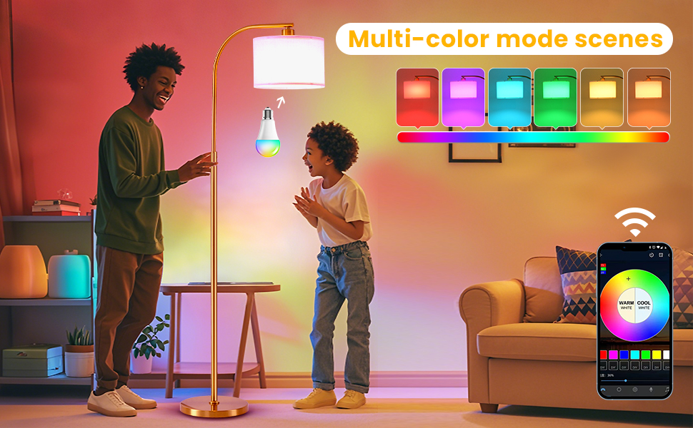 Dimmable Tall Standing Lamps