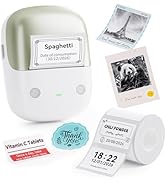NIIMBOT B2 PRO Label Maker Machine, 300DPI HD Thermal Photo Label Printer, Support Red -Black Dua...