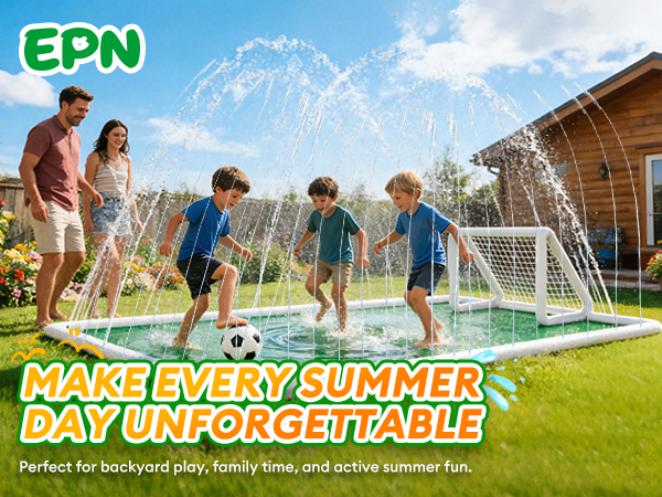 Soccer Splash Pad