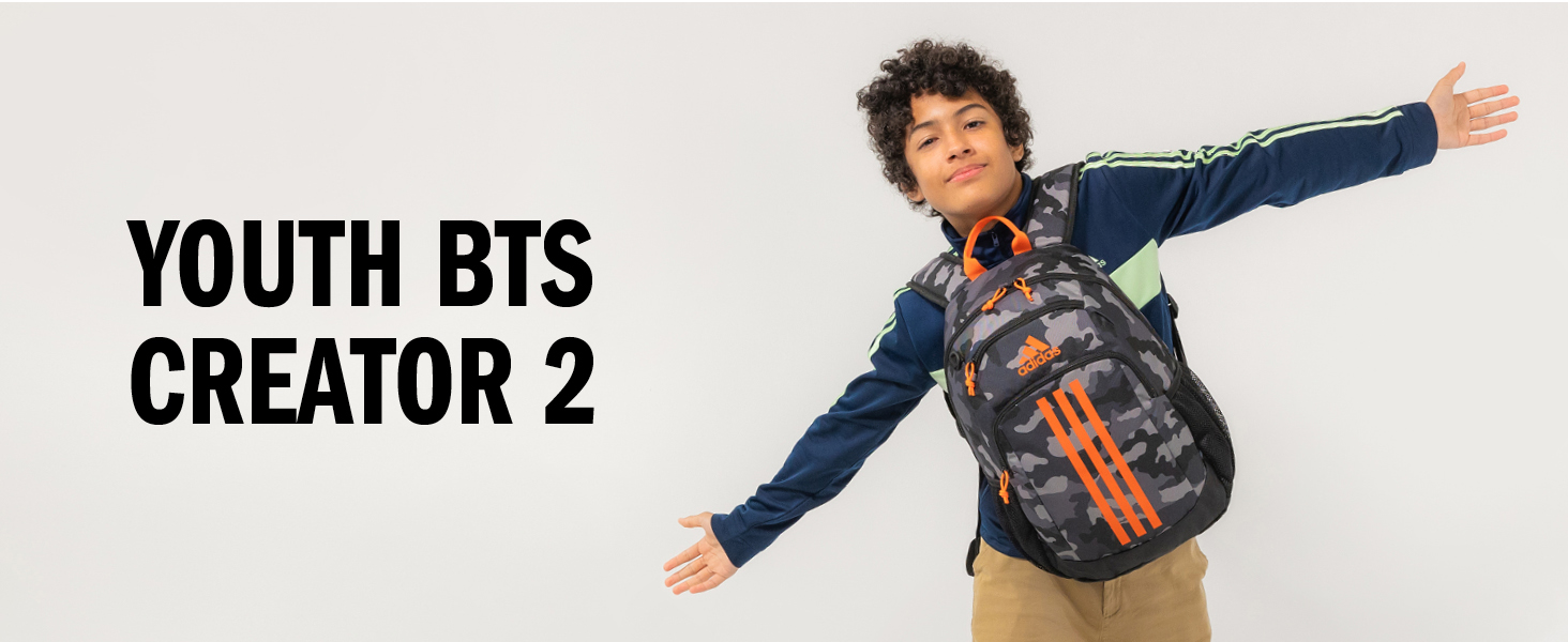 adidas youth bts creator 2 backpack header 1