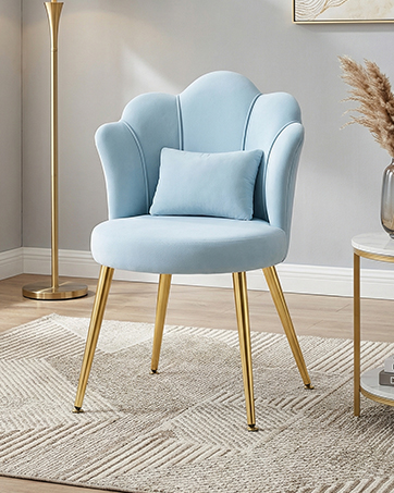 makeup vanity with chair