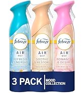 Febreze Air Mist Odor-Fighting Air Freshener Mixed Scent, Refresh &amp; Energize, Soothe &amp; Restore, R...