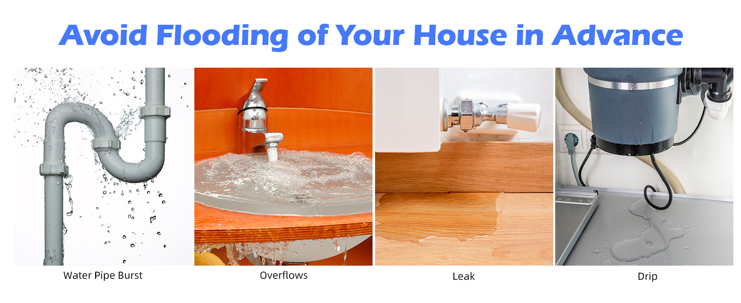 5 Pack Water Leak Detectors for Home