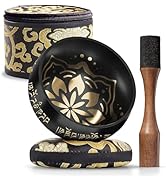 Tibetan Singing Bowl Set – Authentic Hand-Tuned Sound Bowl for Meditation – Complete Meditation B...