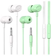 ELOVEN 3.5mm Wired Headphones HiFi Stereo Sound Wired Earbuds Noise Cancelling in-Ear Headset wit...