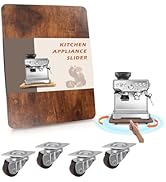 Sliding Tray for Coffee Maker, 360° Rolling Tray Appliance Slider with Wheels, Coffee Pot Slider ...