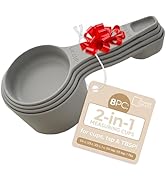 2 in 1 Measuring Cups and Spoons Set - Nesting Measuring Cups for Easy Storage - Keep Your Measur...