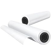 Plotter Paper 24" x 150', 2 Rolls Wide Format Paper, Goefun 20lb CAD Bond Rolls 2" Core for CAD P...