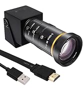 SVPRO HDMI Camera 4K USB Camera HD Streaming Webcam with 5-50mm Telephoto Zoom Manual Lens Indust...